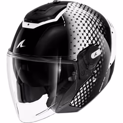 Shark RS Jet Stride Casque jet, noir-blanc, taille M pour Hommes