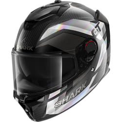 Shark Spartan GT Pro Ritmo Carbon Casque, noir-argent, taille 2XL pour Hommes