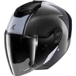 Shark RS Jet Carbon Skin Casque jet, noir-gris, taille 2XL pour Hommes