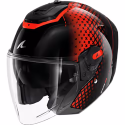 Shark RS Jet Stride Casque jet, noir-rouge, taille 2XL pour Hommes