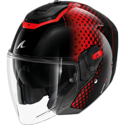Shark RS Jet Stride Casque jet, noir-rouge, taille 2XL pour Hommes