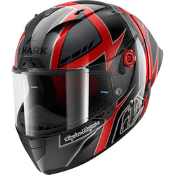 Shark Race-R Pro GP Replica Cam Petersen Casque, noir-gris-rouge, taille M pour Hommes