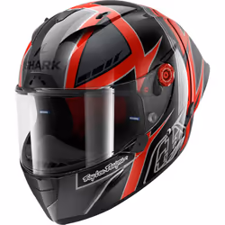Shark Race-R Pro GP Replica Cam Petersen Casque, noir-gris-rouge, taille XS pour Hommes
