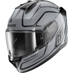 Shark D-Skwal 3 Drone Casque, noir-argent, taille XS pour Hommes