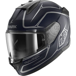 Shark D-Skwal 3 Drone Casque, bleu-argent, taille L pour Hommes