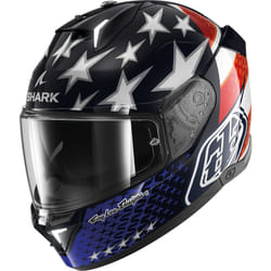 Shark Skwal i3 US Flag Casque, noir-blanc-rouge-bleu, taille XL pour Hommes