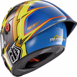 Shark Race-R Pro GP Replica Cam Petersen Casque, gris-bleu-jaune, taille S pour Hommes