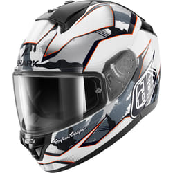 Shark Ridill 2 Matrix Camo Casque, blanc-argent, taille XS pour Hommes