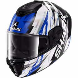 Shark Spartan RS Hibolt Casque, noir-blanc-bleu, taille L pour Hommes