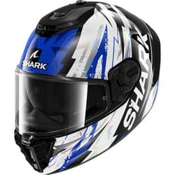 Shark Spartan RS Hibolt Casque, noir-blanc-bleu, taille XL pour Hommes