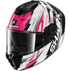 Shark Spartan RS Hibolt Casque, noir-blanc-rose, taille XS pour Hommes