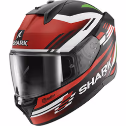 Shark D-Skwal 3 Firstlap Casque, noir-blanc-rouge-bleu, taille 2XL pour Hommes