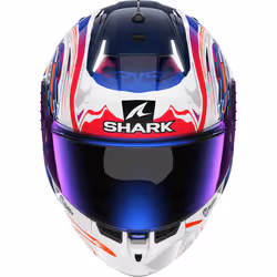 Shark Skwal i3 Replica Zarco GP Casque, blanc-rouge-bleu, taille XS pour Hommes - Vue supplémentaire 5