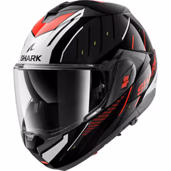 Shark Oxo Rydger Casque, noir-rouge-argent, taille XL pour Hommes