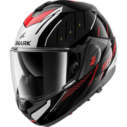 Shark Oxo Rydger Casque, noir-rouge-argent, taille XL pour Hommes