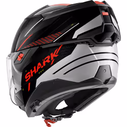 Shark Oxo Rydger Casque, noir-rouge-argent, taille XL pour Hommes