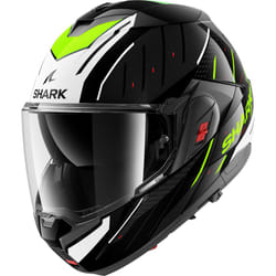 Shark Oxo Rydger Casque, noir-blanc-jaune, taille XS pour Hommes