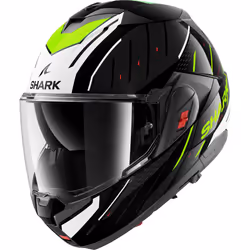 Shark Oxo Rydger Casque, noir-blanc-jaune, taille 2XL pour Hommes