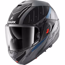 Shark Oxo Rydger Casque, noir-gris-bleu, taille XL pour Hommes