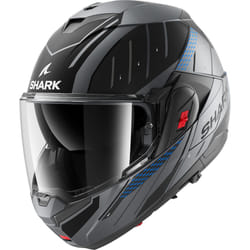 Shark Oxo Rydger Casque, noir-gris-bleu, taille XS pour Hommes