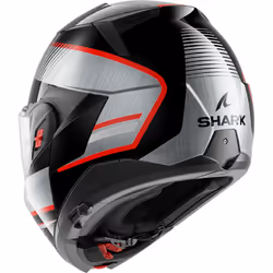 Shark Oxo Sikter Casque, noir-rouge-argent, taille M pour Hommes - Vue supplémentaire 4