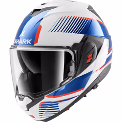 Shark Oxo Sikter Casque, blanc-rouge-bleu, taille L pour Hommes