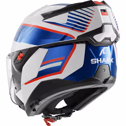 Shark Oxo Sikter Casque, blanc-rouge-bleu, taille L pour Hommes