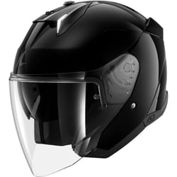 Shark Skwal i3 Jet Blank Casque jet, noir, taille XS pour Hommes