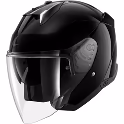 Shark Skwal i3 Jet Blank Casque jet, noir, taille XS pour Hommes
