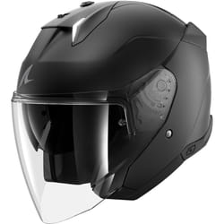 Shark Skwal i3 Jet Blank Casque jet, noir, taille S pour Hommes