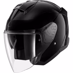 Shark Skwal Jet Blank Casque jet, noir, taille L pour Hommes