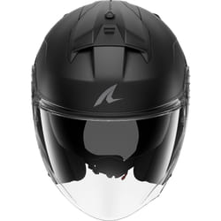 Shark Skwal Jet Blank Casque jet, noir, taille S pour Hommes