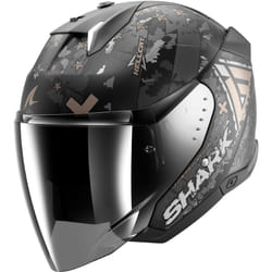 Shark Skwal i3 Jet Hellcat Casque jet, noir-gris-bronze, taille L pour Hommes