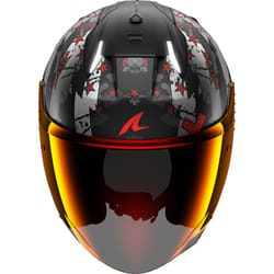 Shark Skwal i3 Jet Hellcat Casque jet, noir-blanc-rouge, taille M pour Hommes