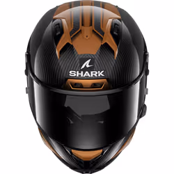 Shark Aeron Carbon Skin Casque, charbon-bronze, taille L pour Hommes