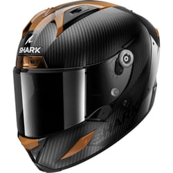 Shark Aeron Carbon Skin Casque, charbon-bronze, taille S pour Hommes