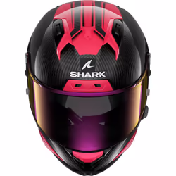 Shark Aeron Carbon Skin Casque, charbon-pourpre, taille S pour Hommes