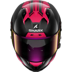 Shark Aeron Carbon Skin Casque, charbon-pourpre, taille S pour Hommes
