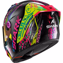Shark Aeron Fawn Casque en carbone, charbon-pourpre-jaune, taille 2XL pour Hommes - Vue supplémentaire 4