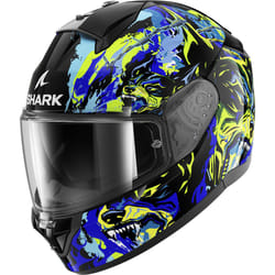 Shark Ridill 2 Racing Beast Casque, noir-vert-bleu, taille XL pour Hommes