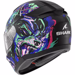 Shark Ridill 2 Racing Beast Casque, noir-rose-vert-bleu, taille L pour Hommes - Vue supplémentaire 4