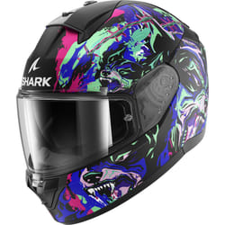 Shark Ridill 2 Racing Beast Casque, noir-rose-vert-bleu, taille M pour Hommes