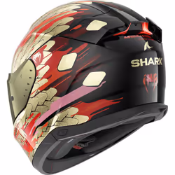 Shark Skwal i3 Venum Casque, noir-rouge-or, taille XL pour Hommes