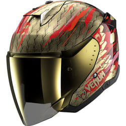 Shark Skwal i3 Jet Venum Casque jet, noir-rouge-or, taille M pour Hommes