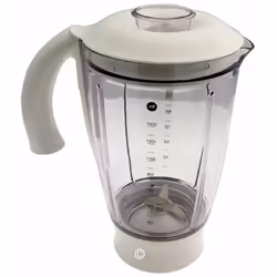 Bol blender / mixeur complet 1,5l acrylique blanc pour robot ménager KENWOOD KW662494 Appareils compatibles : [ROBOT MÉNAGER  ...