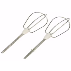2 Fouets à émulsionner pour robot ménager MOULINEX, TEFAL Conçu pour batteur, ils sont vendus par 2 Ils sont composés d'un ax ...