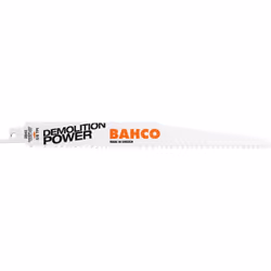 La lame de scie sabre Bahco 3940-300-5/8-DSL est une lame avec une forme spécifique (Slope) avec nez de coupe pointu, elle es ...