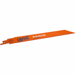 Réputées comme pratiquement incassables, les lames pour scie sabre Bahco Sandflex bimétal (8 % de cobalt avec acier à ressort ...