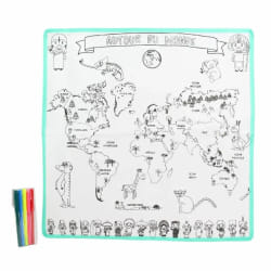 Paris Prix Carte du Monde à Colorier