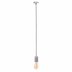 Dimensions : D. 5,5 x H. 9 cm Longueur du câble : L. 100 cm Matière : Métal Spécificités : Vintage & Tendance Lampe Suspensio ...